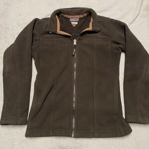 Patagonia Synchilla Fleece Jacket Womens XS Brown Full Zip Outdoors‎